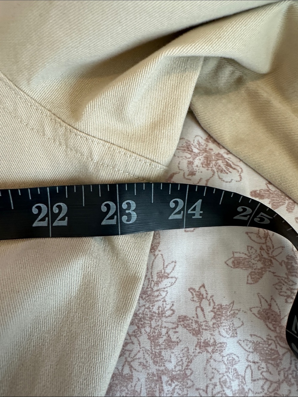 Talbots Off-White Button Front Utility Blazer - Picture 13 of 14